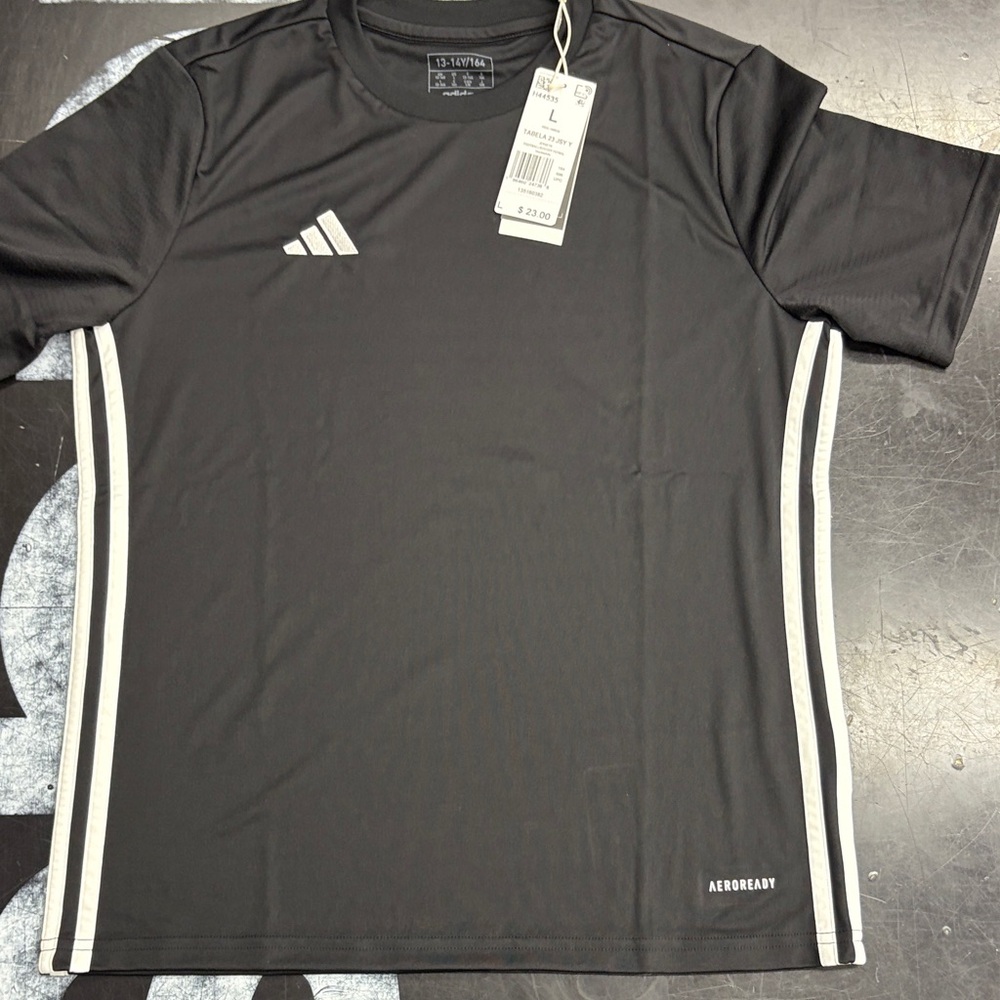 Adidas Black and White AEROREADY Tee
